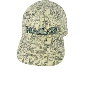 Halo‎ 3 AOP Hat Cap Promo Ultra RARE 2009 Microsoft XBOX 360 Master Chief Bungie